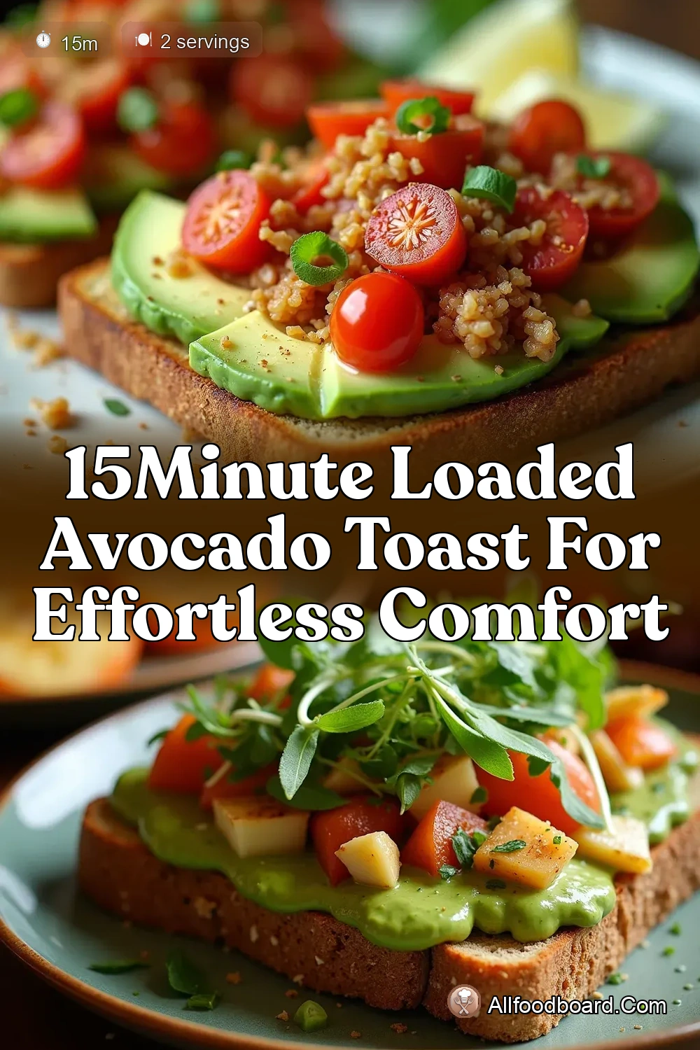 The Simply Satisfying Loaded Avocado Toast Recipe - All…