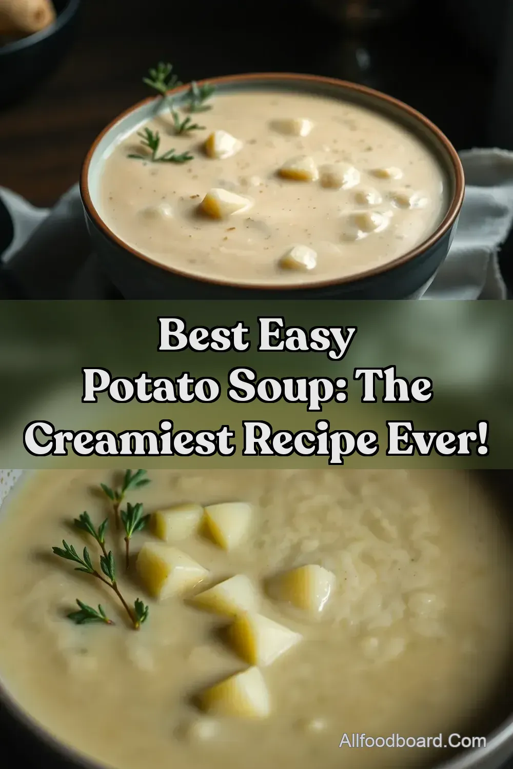 Best Easy Potato Soup: The Creamiest Recipe Ever! : PIN FOR LATER Best Easy Potato Soup: The Creamiest Recipe Ever!
