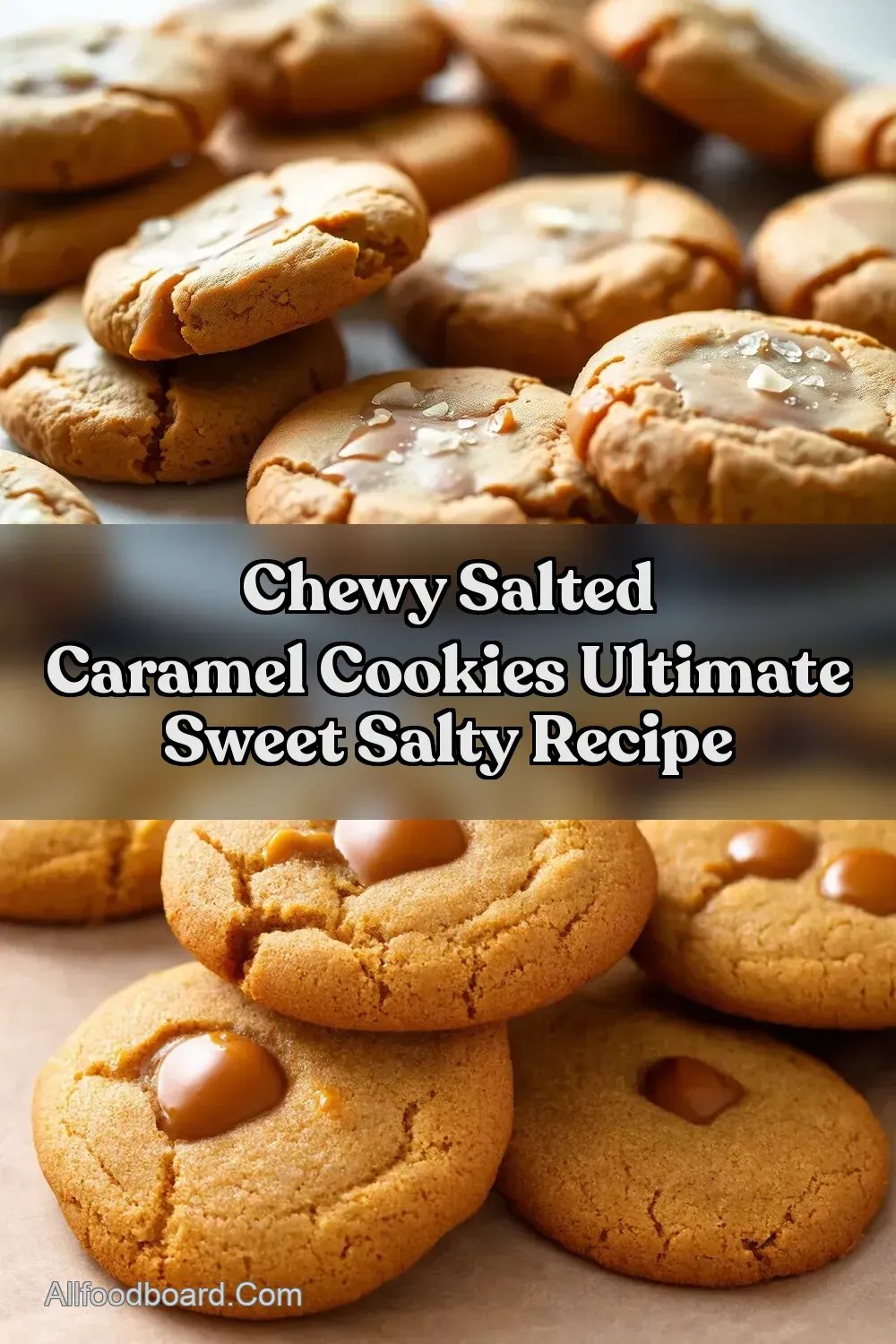 Easy Salted Caramel Cookies Recipe Sweet Salty - All Food…