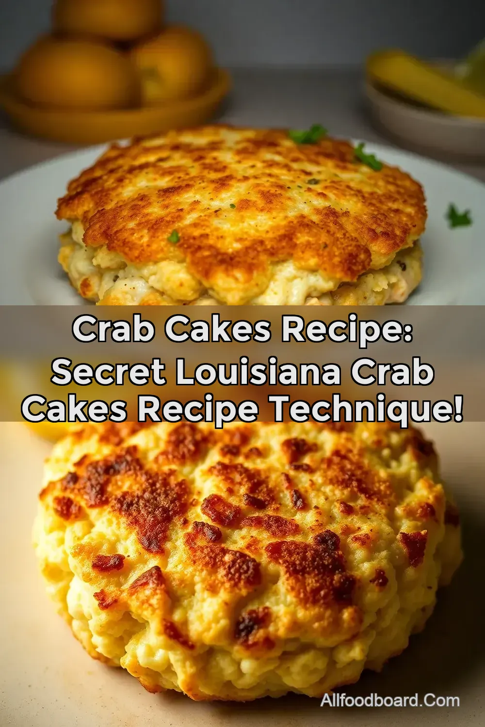 Crab Cakes Recipe: Secret Louisiana Crab Cakes Recipe Technique! : PIN FOR LATER Crab Cakes Recipe: Secret Louisiana Crab Cakes Recipe Technique!