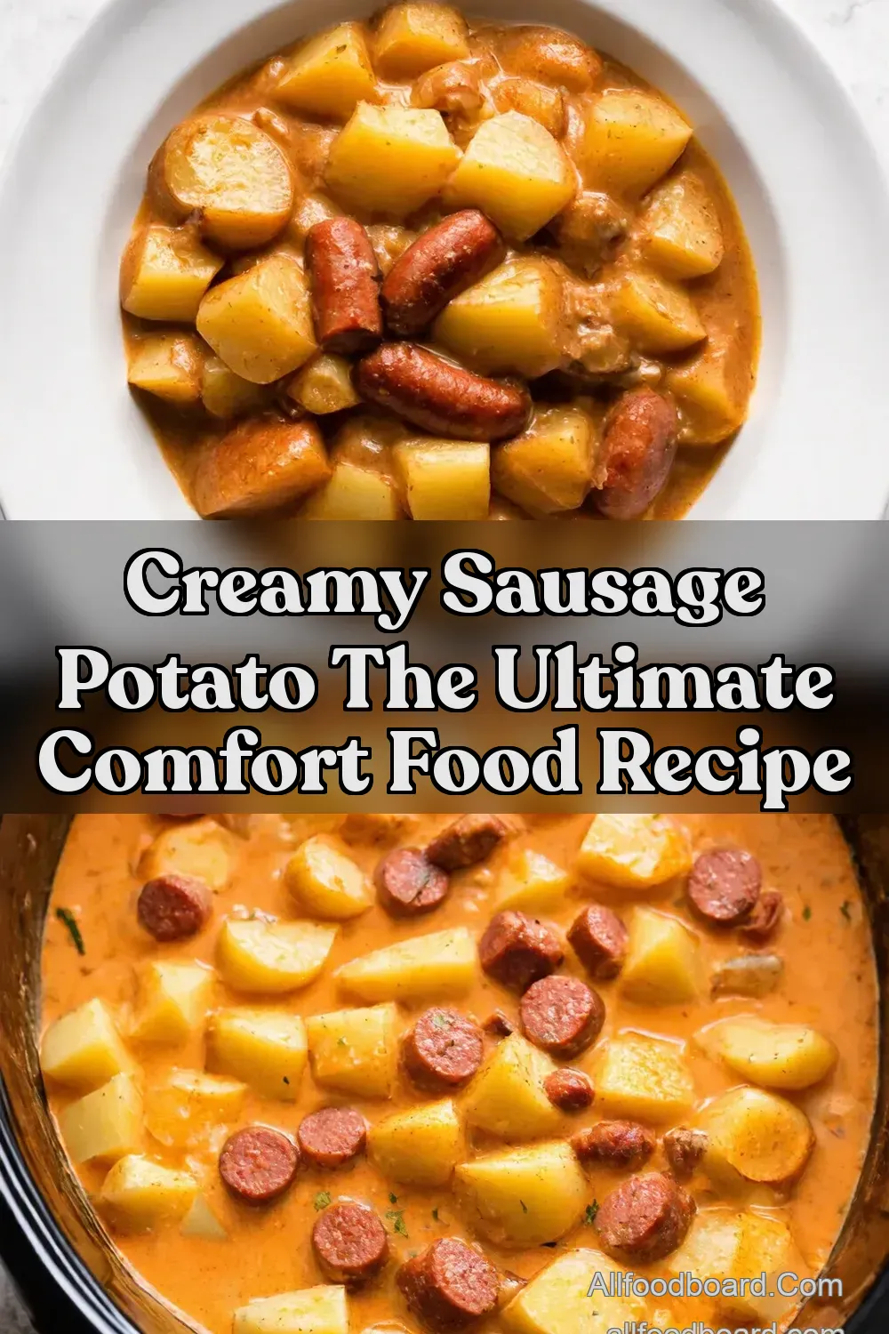 Creamy Smoked Sausage Potato Crockpot Comfort - All Food&hellip;
