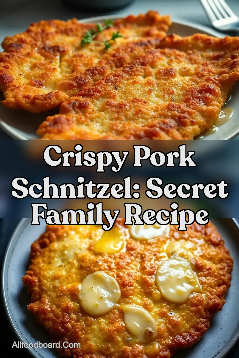 Crispy Pork Schnitzel: Secret Family Recipe : PIN FOR LATER Crispy Pork Schnitzel: Secret Family Recipe