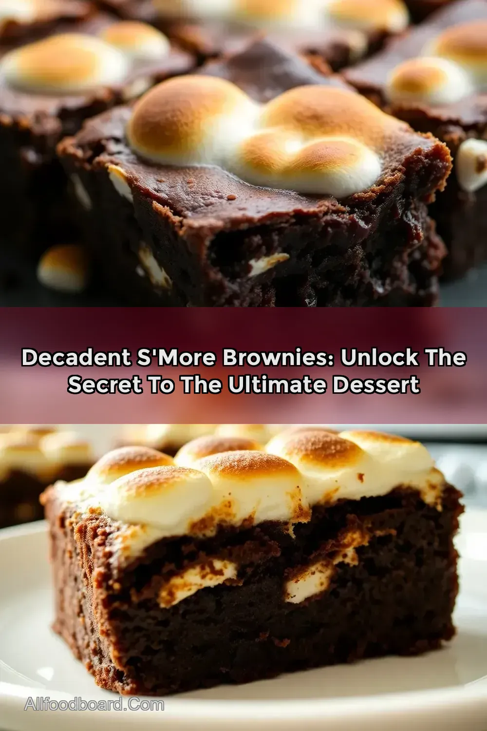 The Ultimate S’more Brownies: A Gooey Campfire Delight!