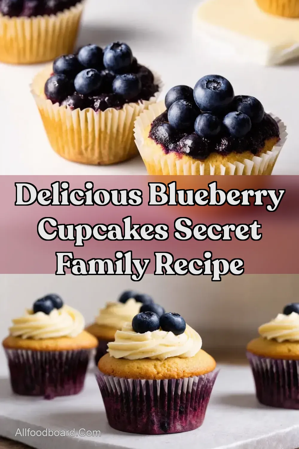 White Chocolate Blueberry Cupcakes My Blissful Bake - All…