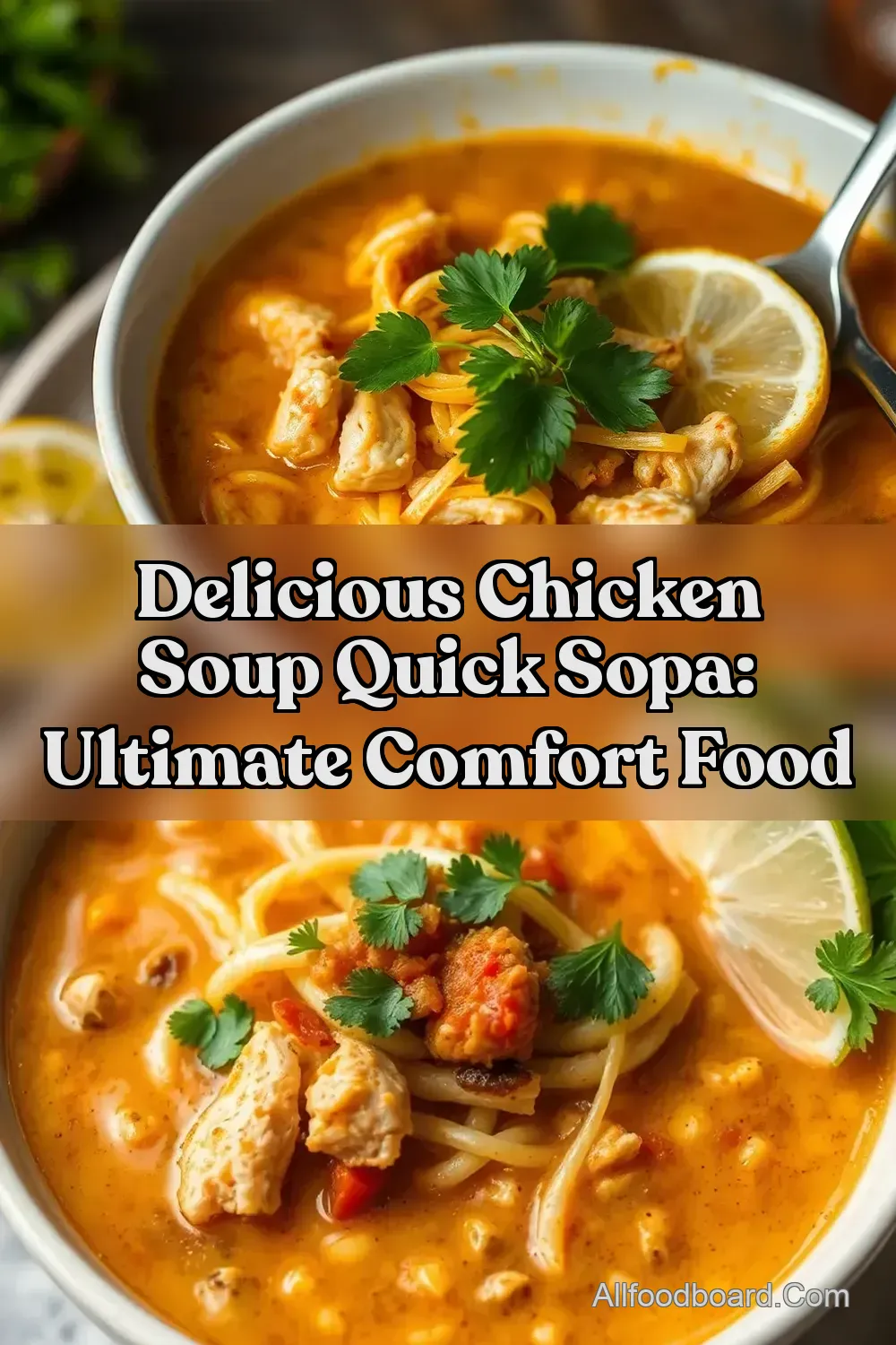 Delicious Chicken Soup Quick sopa: Ultimate Comfort Food : PIN FOR LATER Delicious Chicken Soup Quick sopa: Ultimate Comfort Food