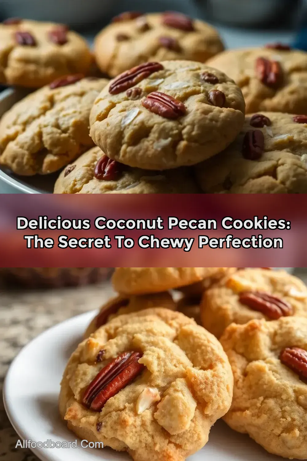 Tropical Delight: Easy & Chewy Coconut Pecan Cookies Recipe