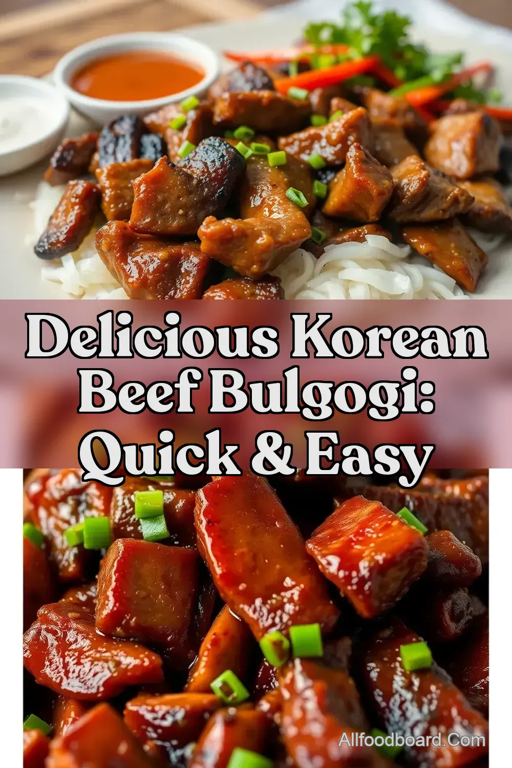 Delicious Korean Beef Bulgogi: Quick & Easy : PIN FOR LATER Delicious Korean Beef Bulgogi: Quick & Easy
