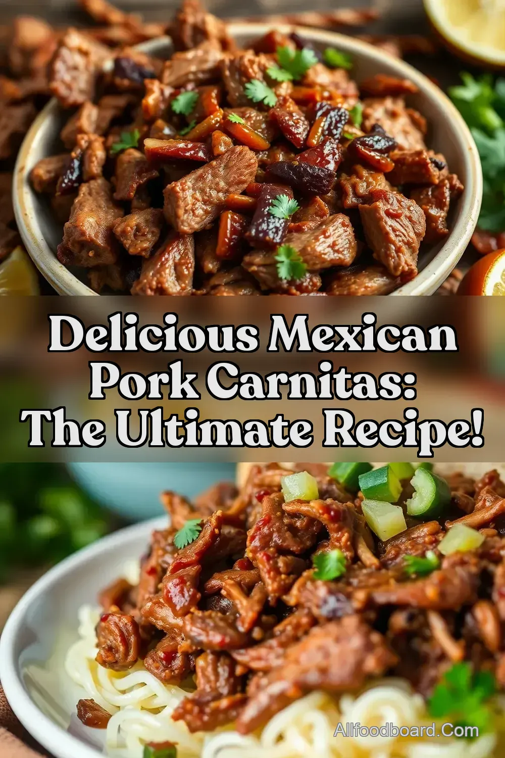 Delicious Mexican Pork Carnitas: The Ultimate Recipe! : PIN FOR LATER Delicious Mexican Pork Carnitas: The Ultimate Recipe!