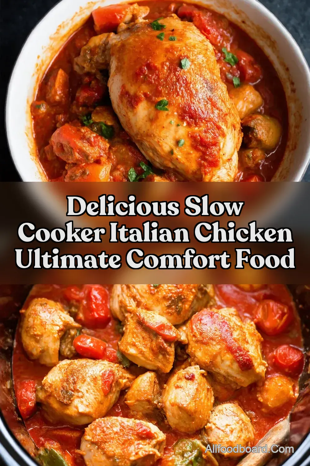 Slow Cooker Chicken Cacciatore Easy Italian Comfort Food