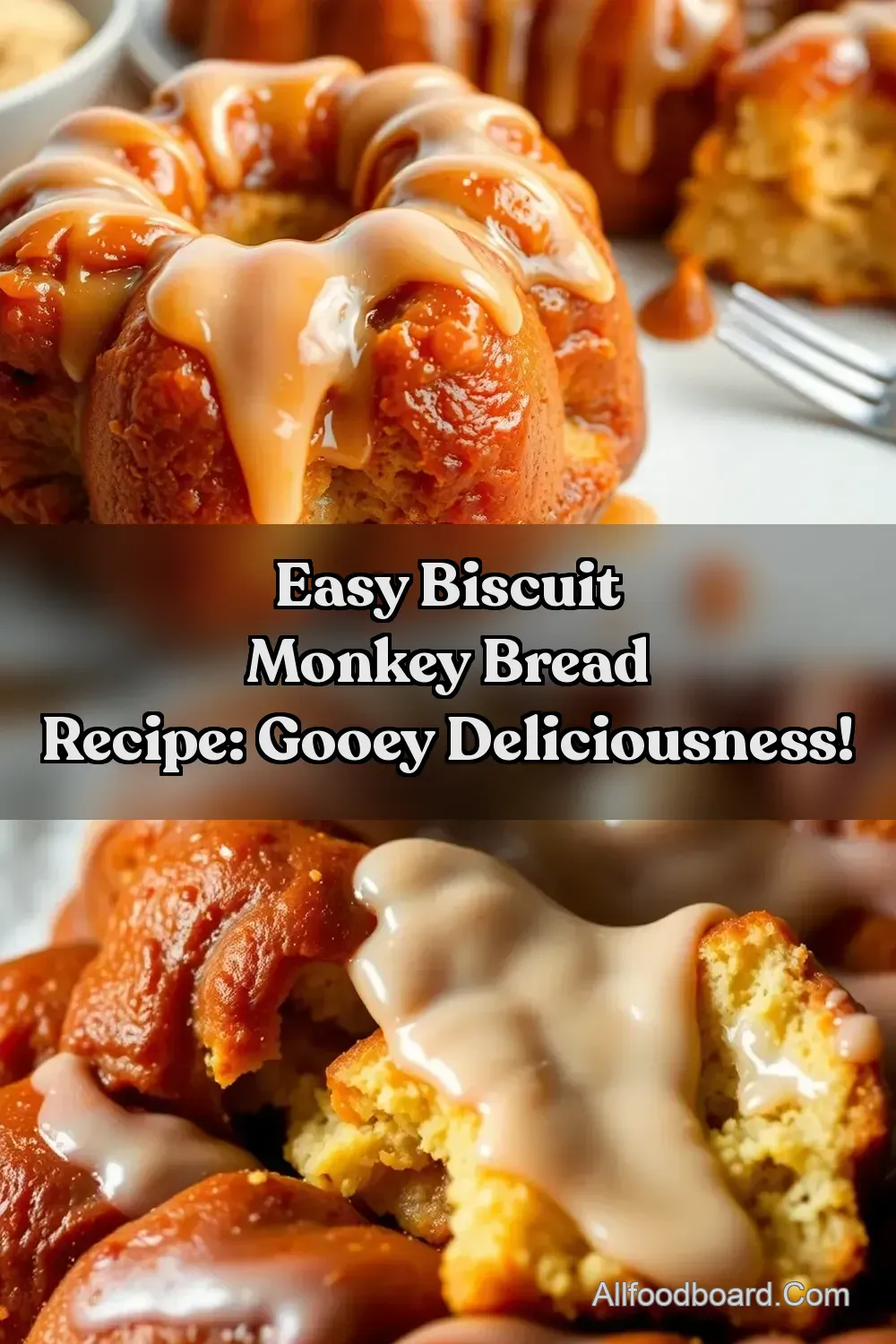 Easy Biscuit Monkey Bread Recipe: Gooey Deliciousness! : PIN FOR LATER Easy Biscuit Monkey Bread Recipe: Gooey Deliciousness!
