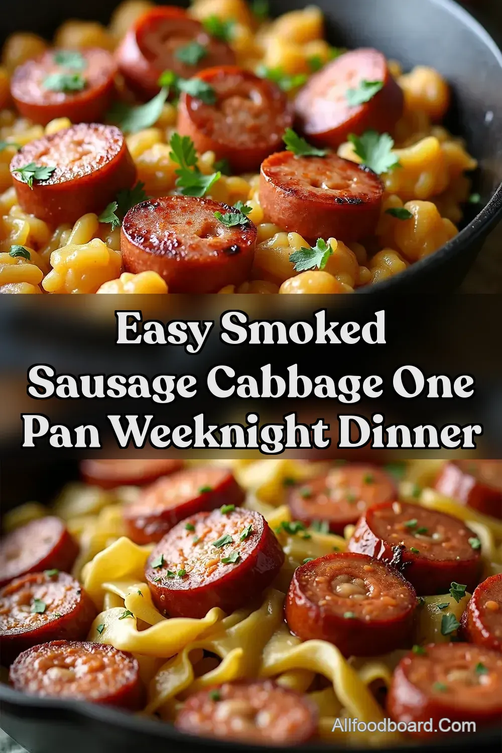 Smoked Sausage Cabbage Skillet Easy Weeknight Winner - All…