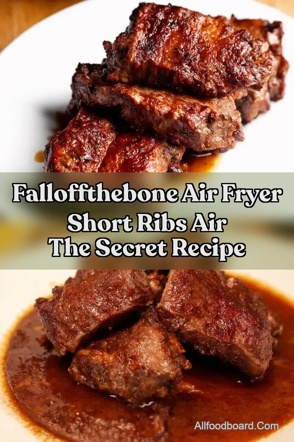 Air Fryer Short Ribs BBQ FallOffBone Easy Recipe - All Food…