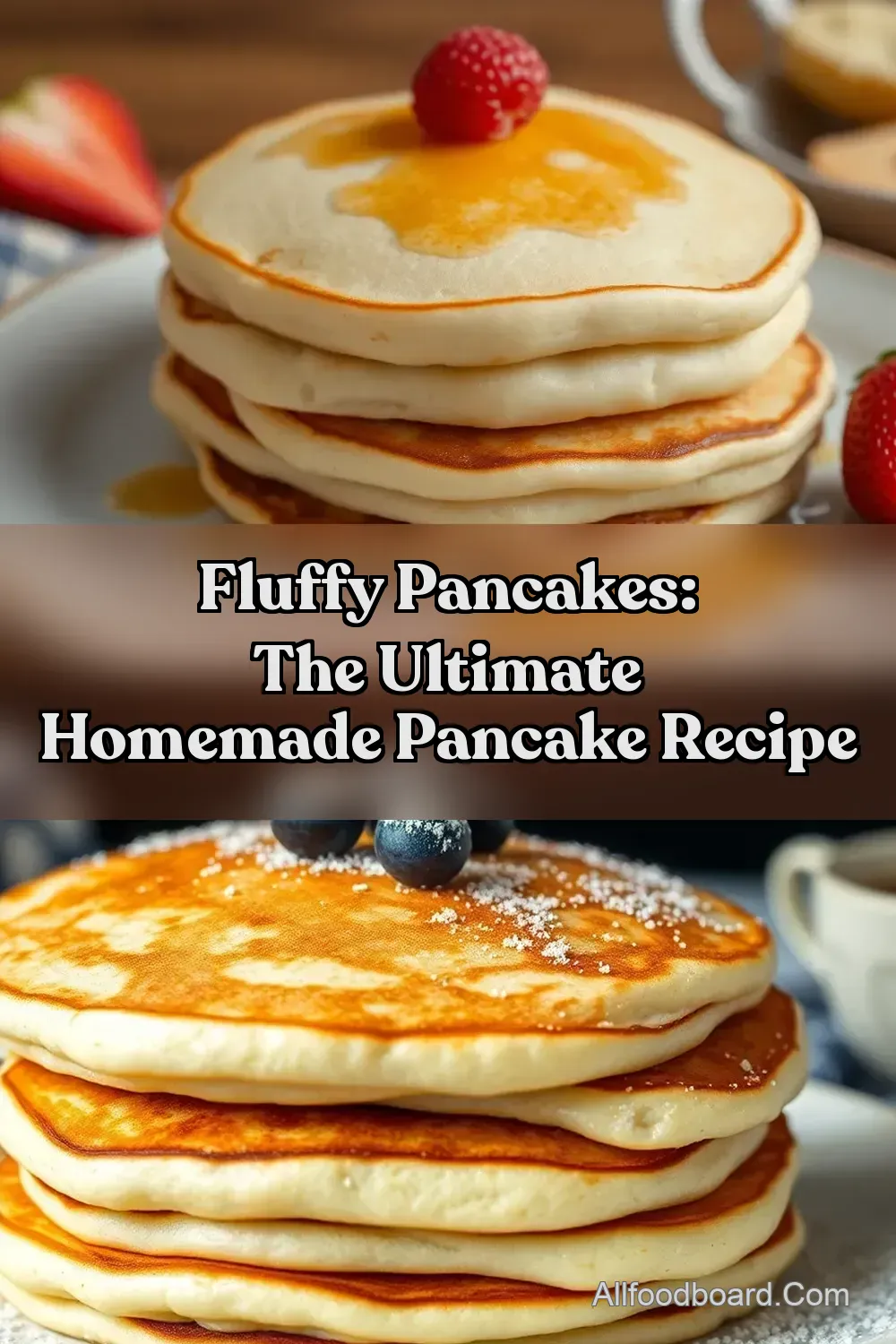 Fluffy Pancakes: The Ultimate Homemade Pancake Recipe