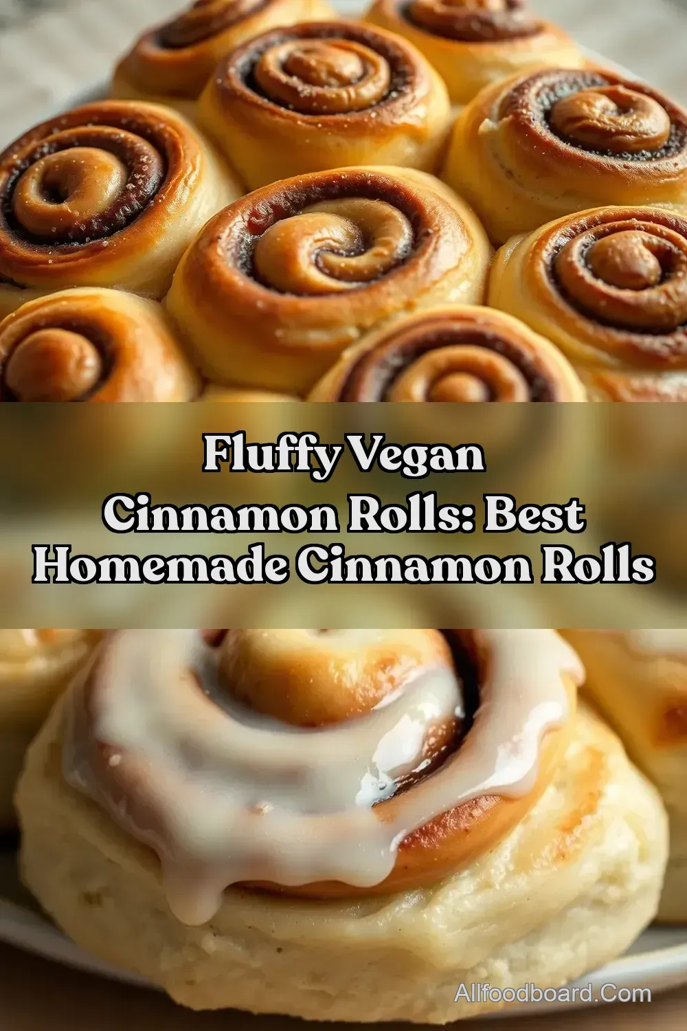 Fluffy Vegan Cinnamon Rolls: Best Homemade Cinnamon Rolls : PIN FOR LATER Fluffy Vegan Cinnamon Rolls: Best Homemade Cinnamon Rolls