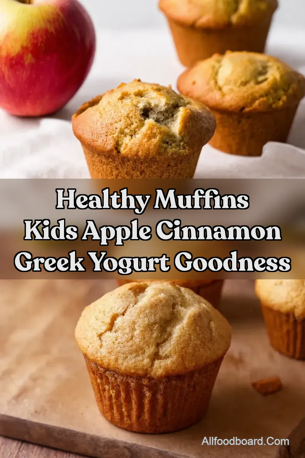 Apple Cinnamon Greek Yogurt Muffins Deliciously Healthy