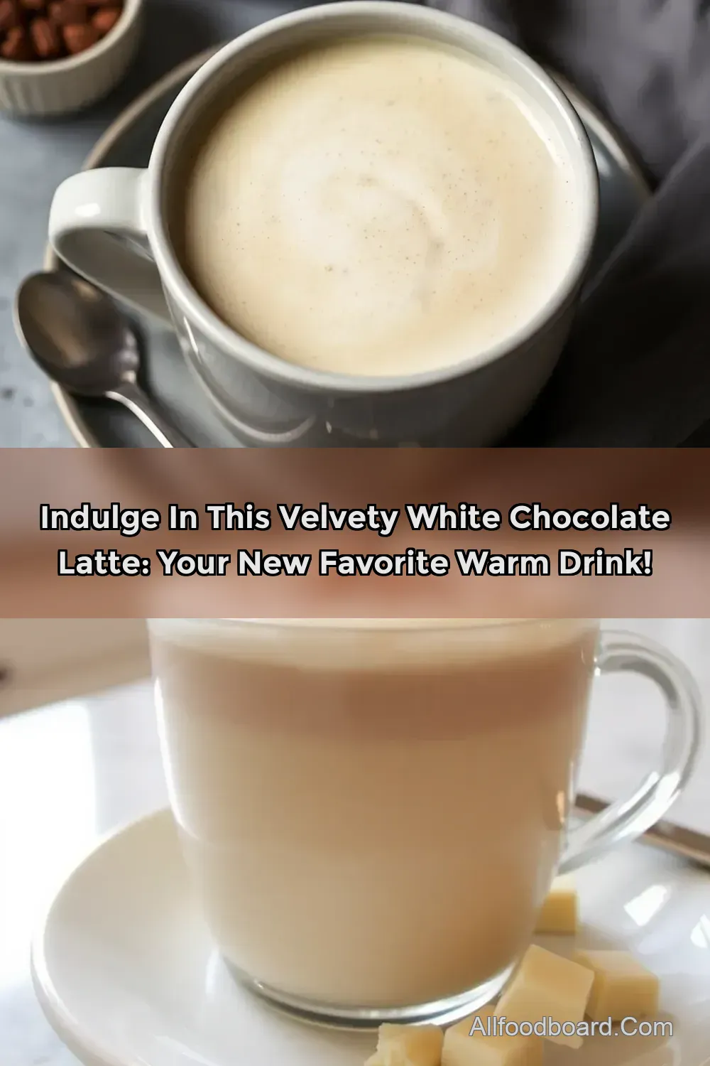 Velvety White Chocolate Latte: My Go-To Creamy Indulgence