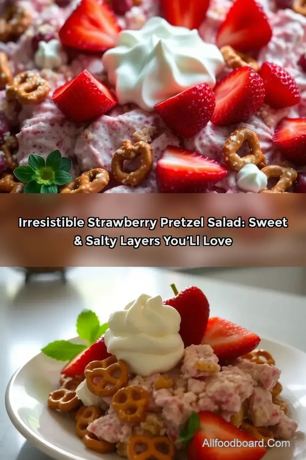Easy Strawberry Pretzel Salad: A Sweet and Salty Summer…