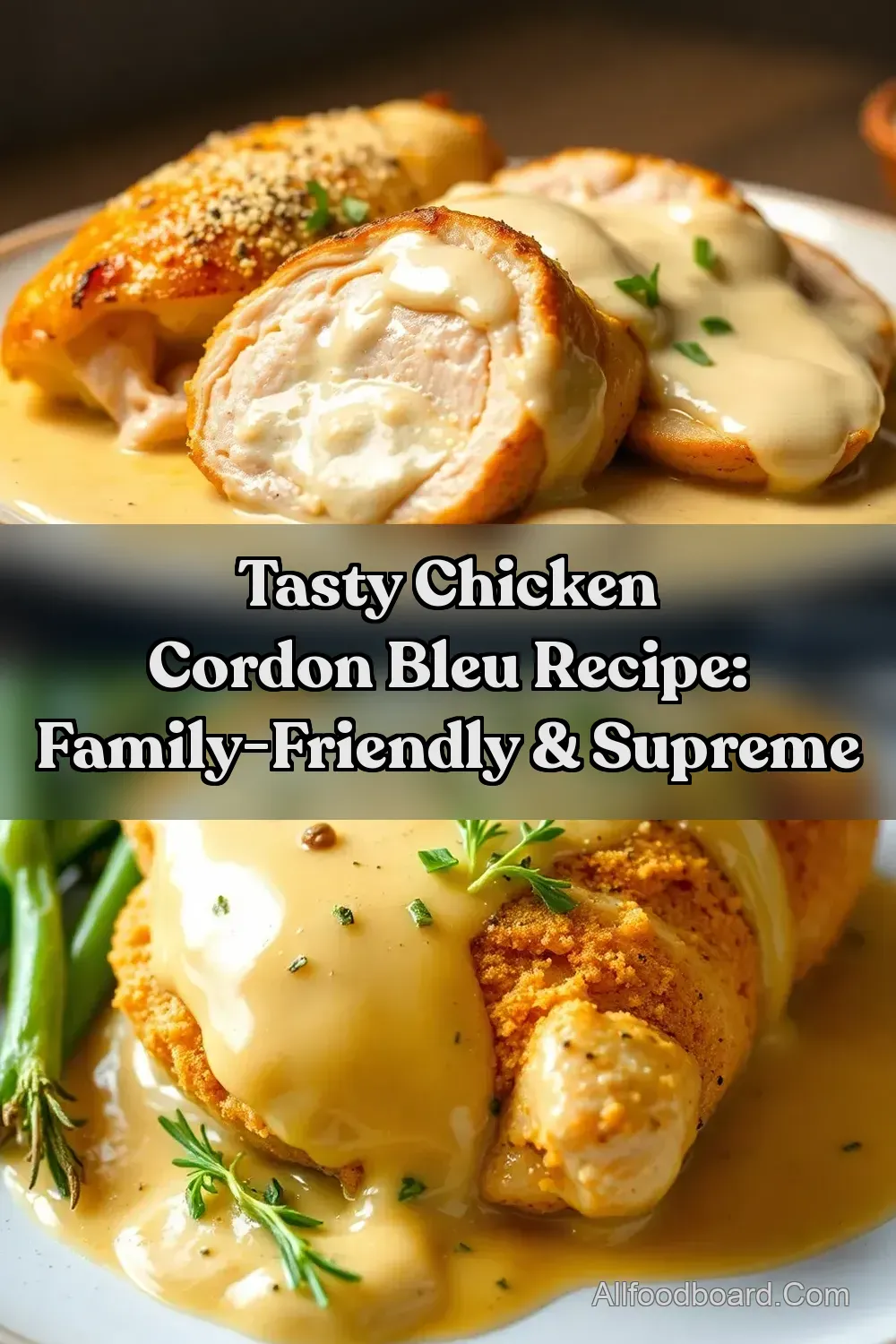 Tasty Chicken Cordon Bleu Recipe: Family-Friendly & Supreme : PIN FOR LATER Tasty Chicken Cordon Bleu Recipe: Family-Friendly & Supreme