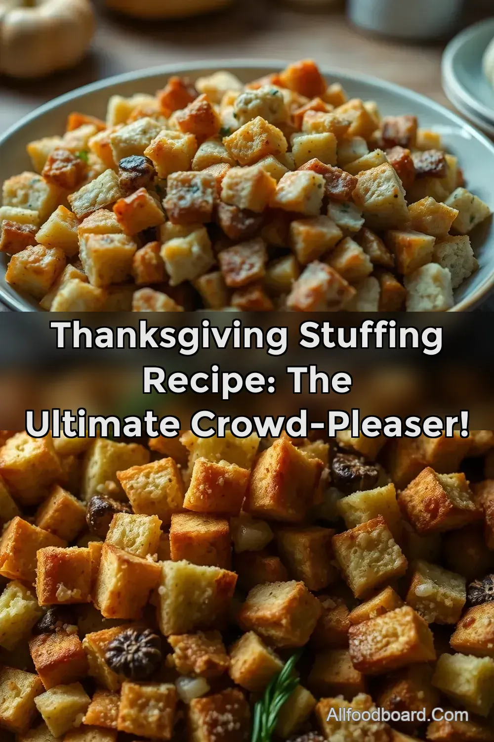 Thanksgiving Stuffing Recipe: The Ultimate Crowd-Pleaser! : PIN FOR LATER Thanksgiving Stuffing Recipe: The Ultimate Crowd-Pleaser!