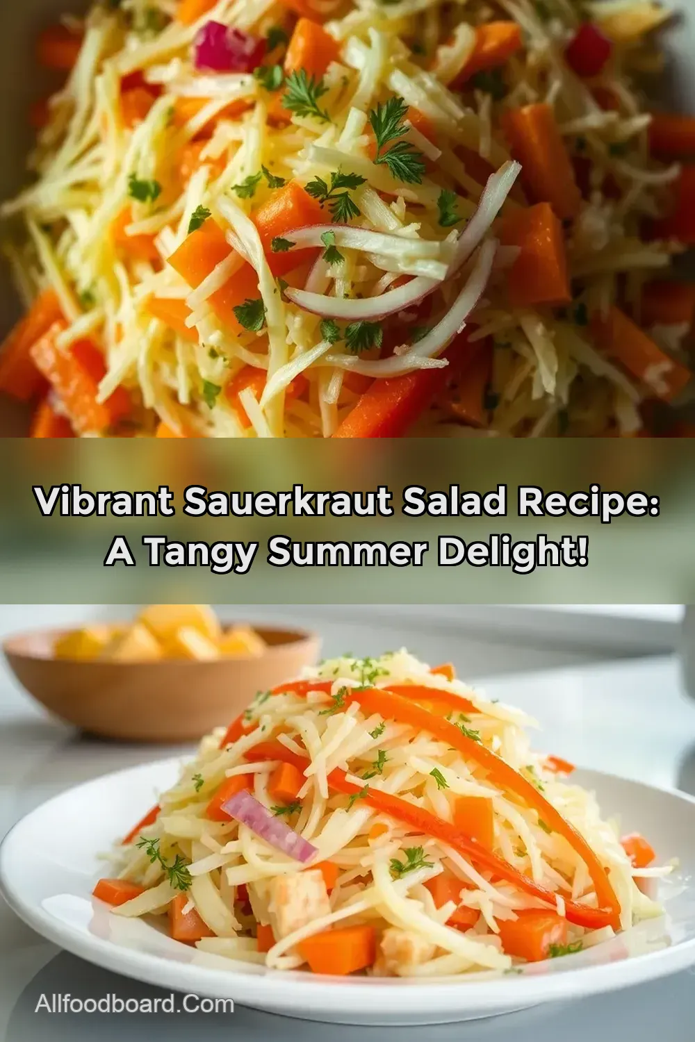 Easy &amp; Tangy Sauerkraut Salad: A Crunchy Delight for Summer