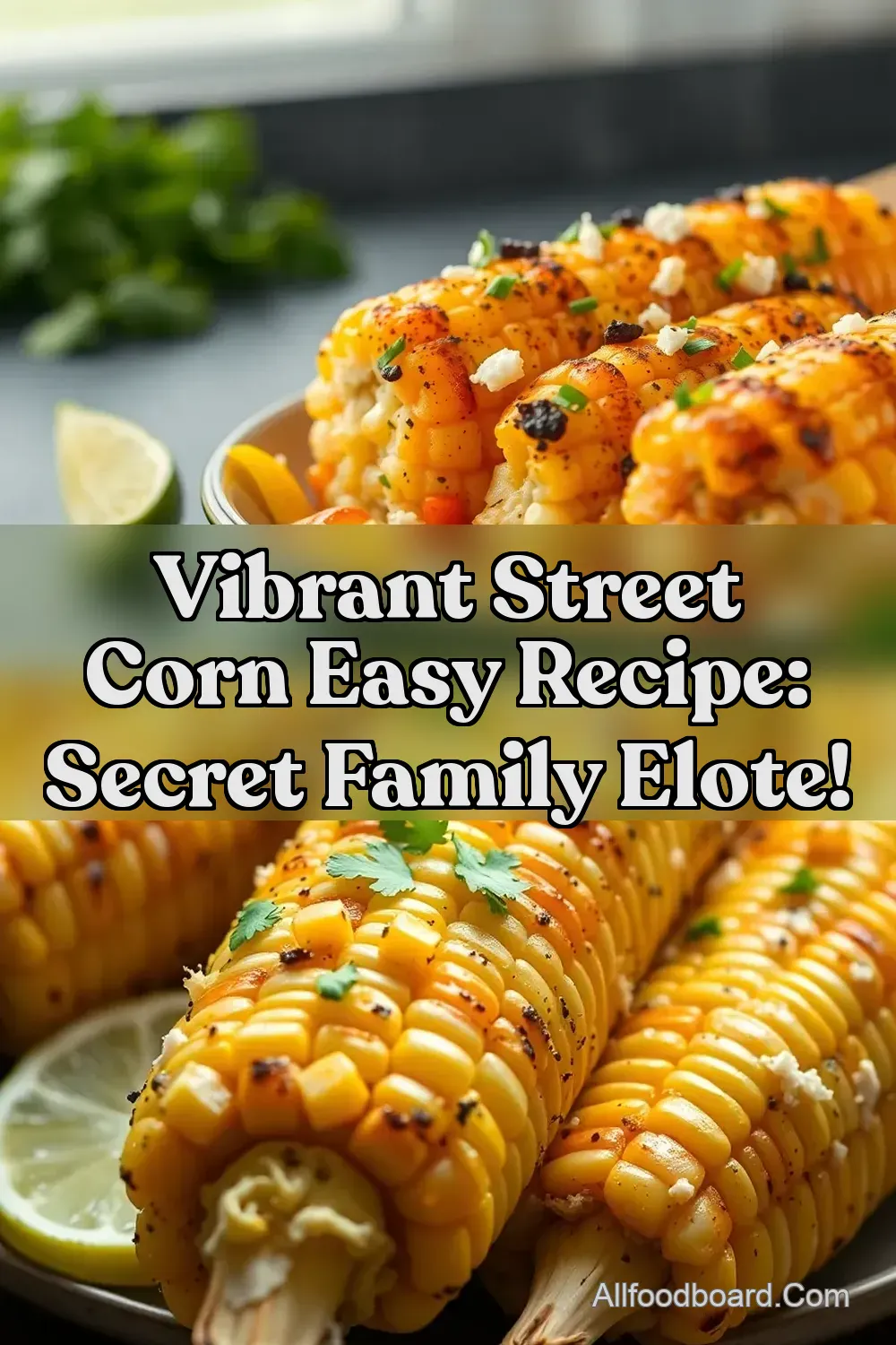 Vibrant Street Corn Easy Recipe: Secret Family Elote! : PIN FOR LATER Vibrant Street Corn Easy Recipe: Secret Family Elote!
