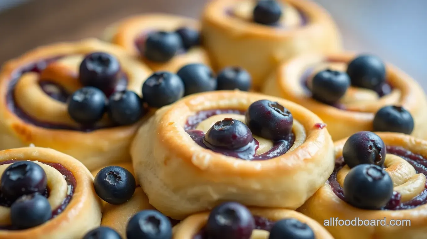 Blueberry Cheesecake Rolls