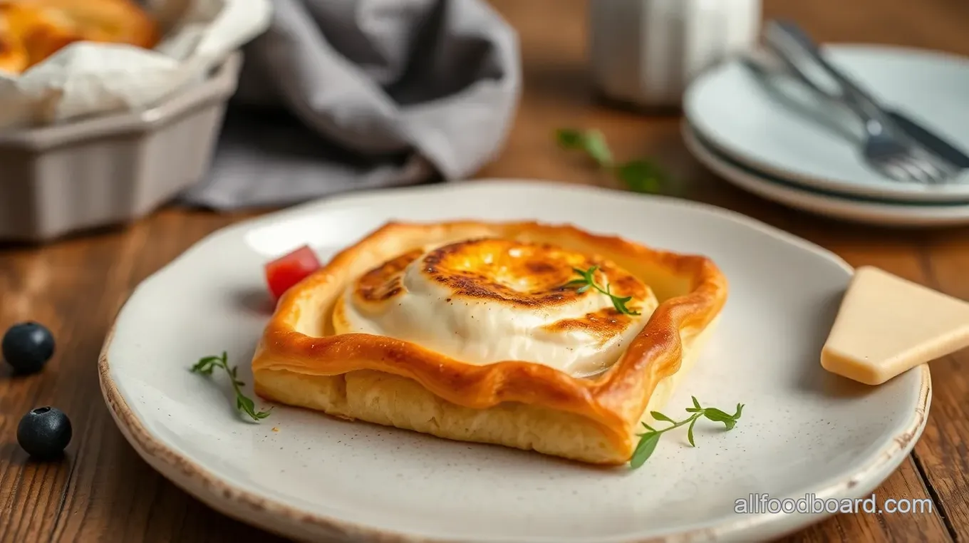 Baked Brie in Puff Pastry with Honey and Fig