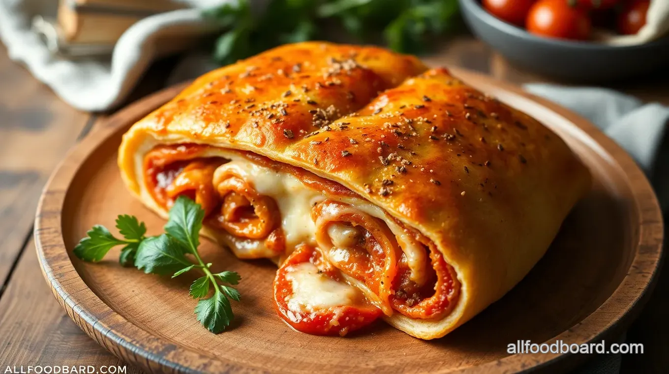 Homemade Stromboli - Easy Italian Delight