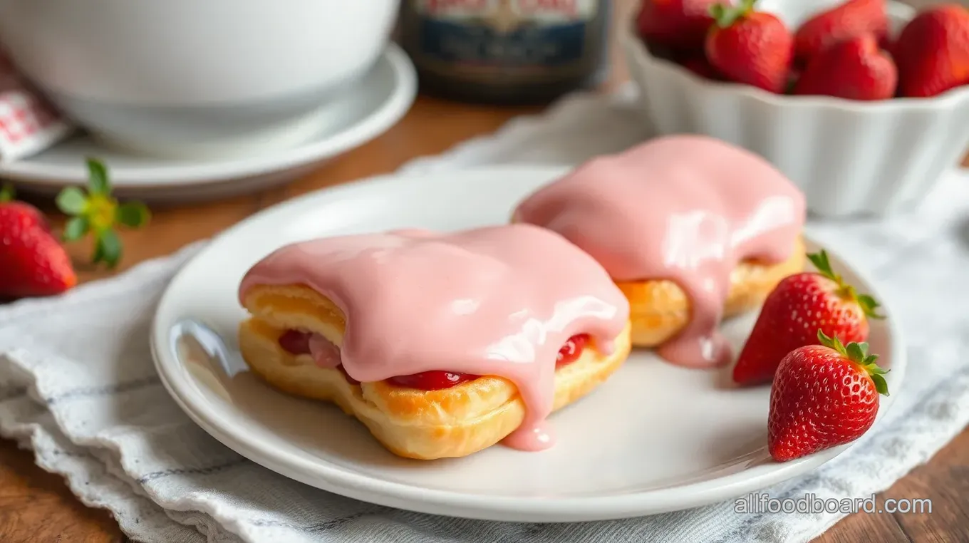 Strawberry Eclairs