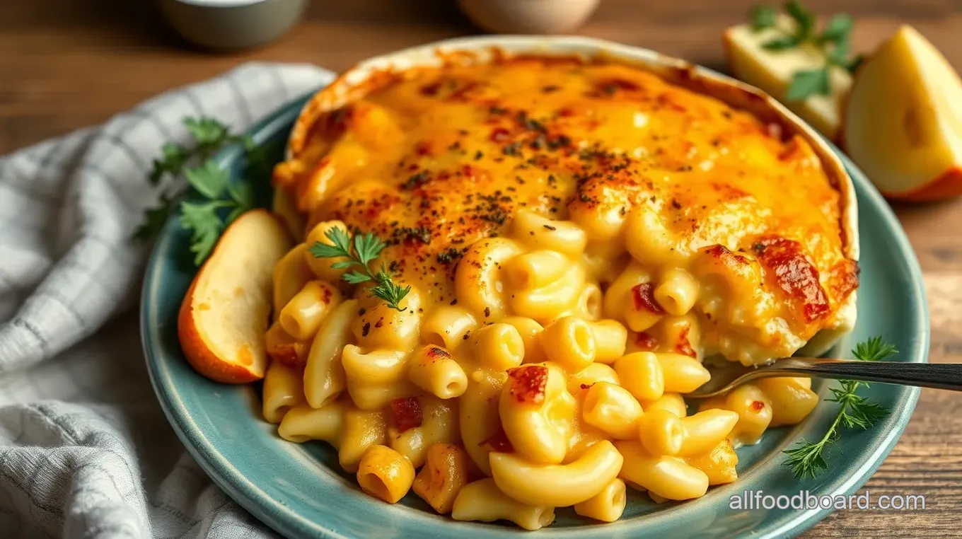 Baked Cellentani Mac & Cheese Delight