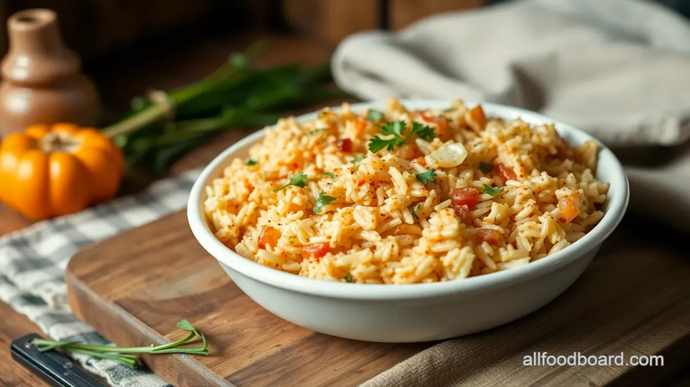 Baked Rice with French Onion Essence