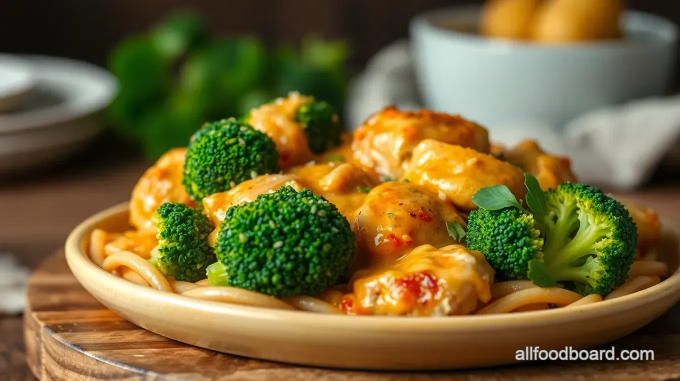 Cheesy Chicken & Broccoli Delight