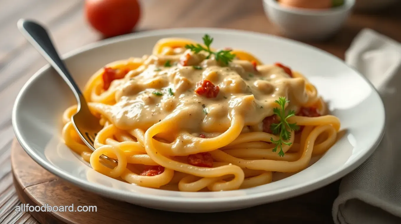 Cheesy Philly Pasta Delight