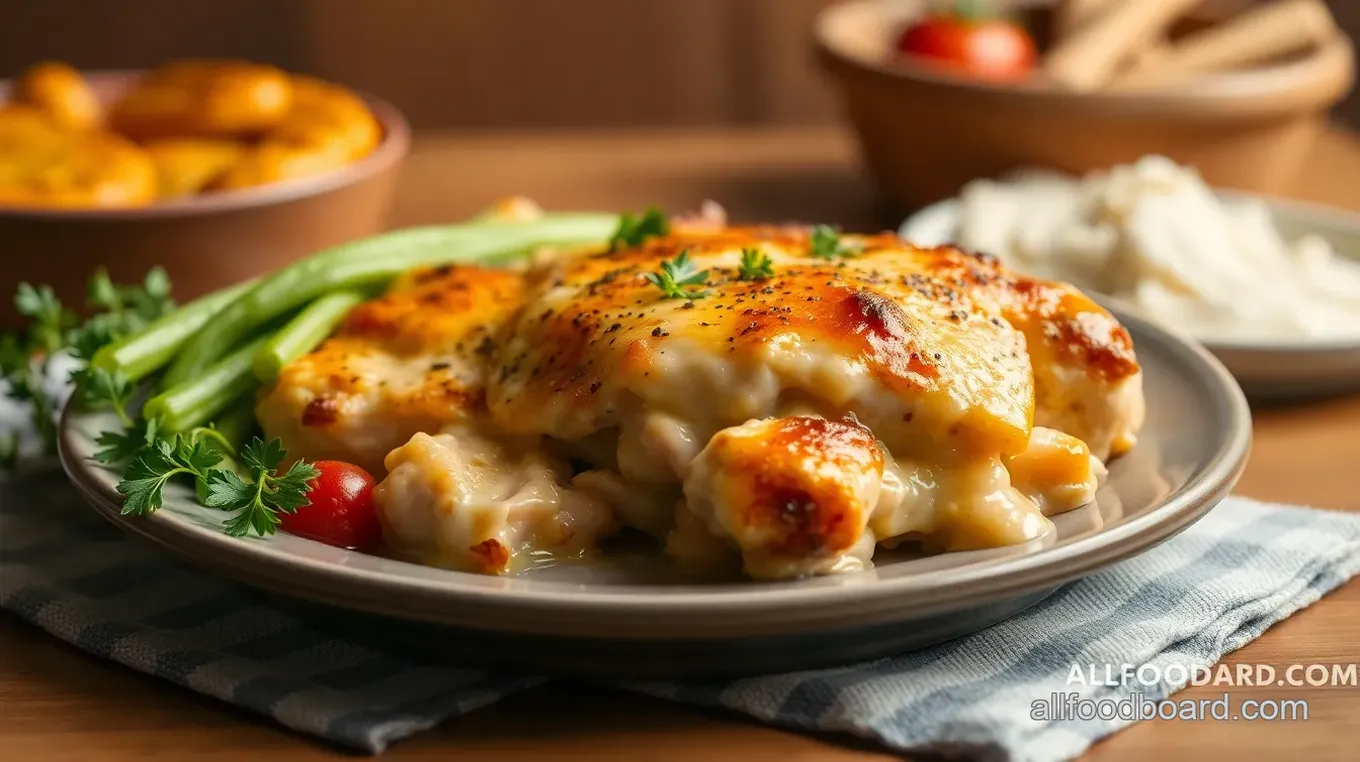 Comforting Chicken Cordon Bleu Casserole