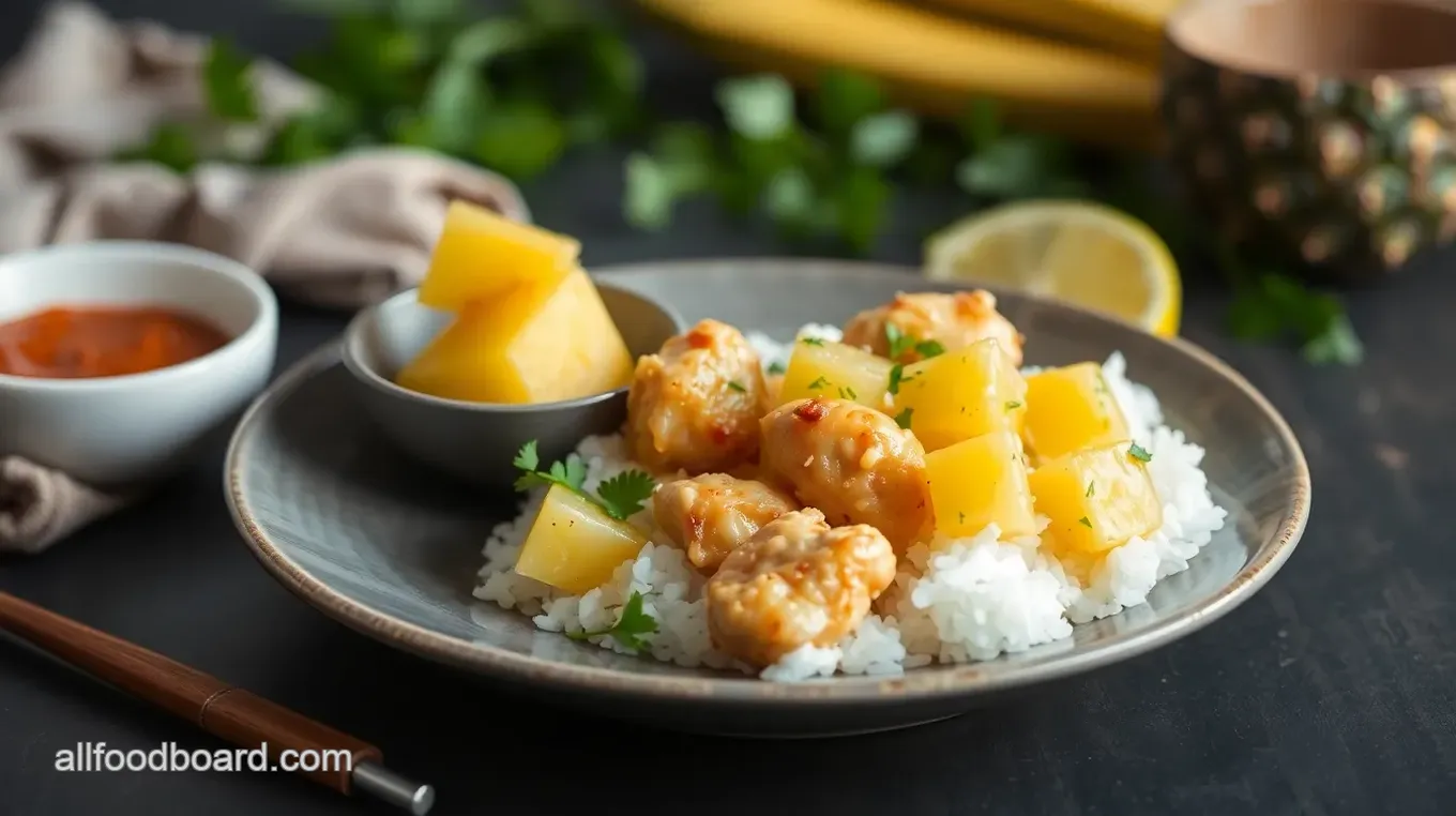 Coconut Pineapple Chicken Curry