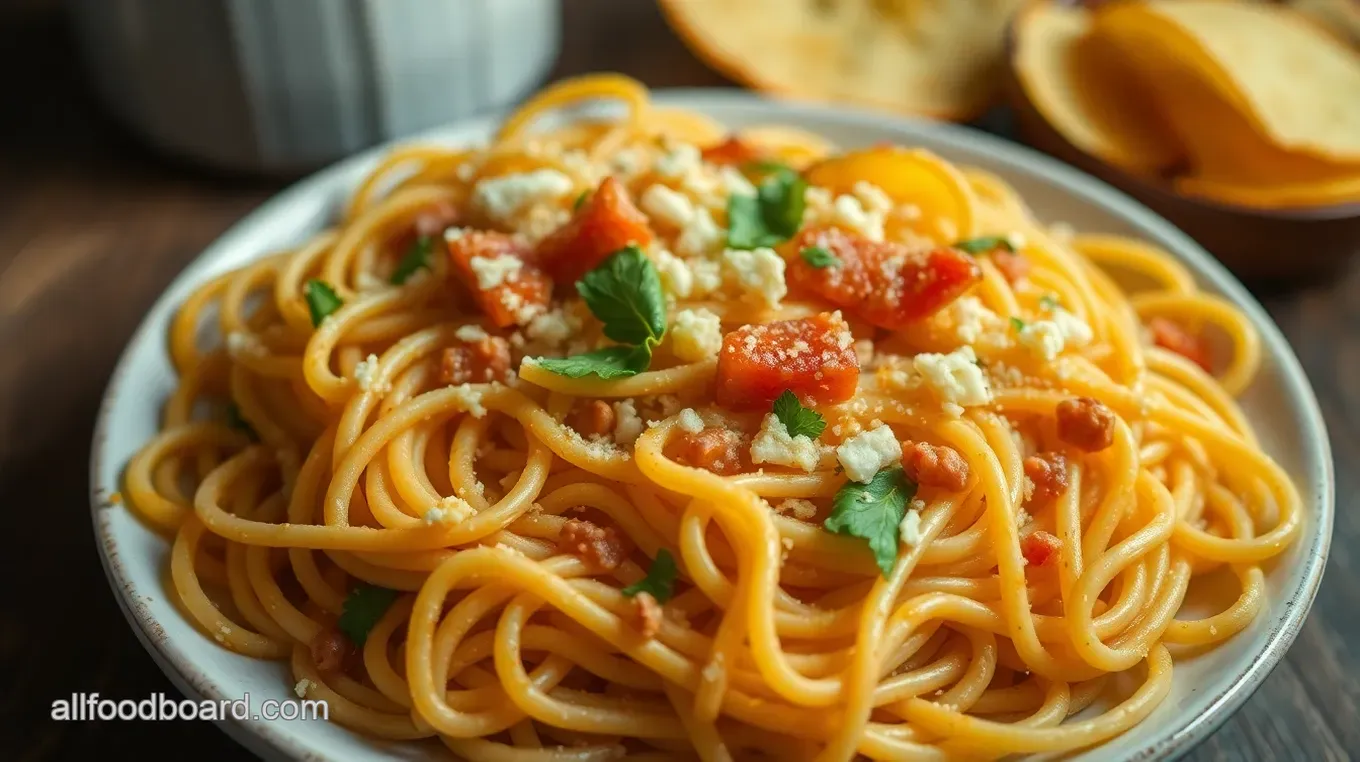 Easy Crispy Pasta with Chips: A Family Favorite Delight Crispy Chip-Topped Pasta Delight