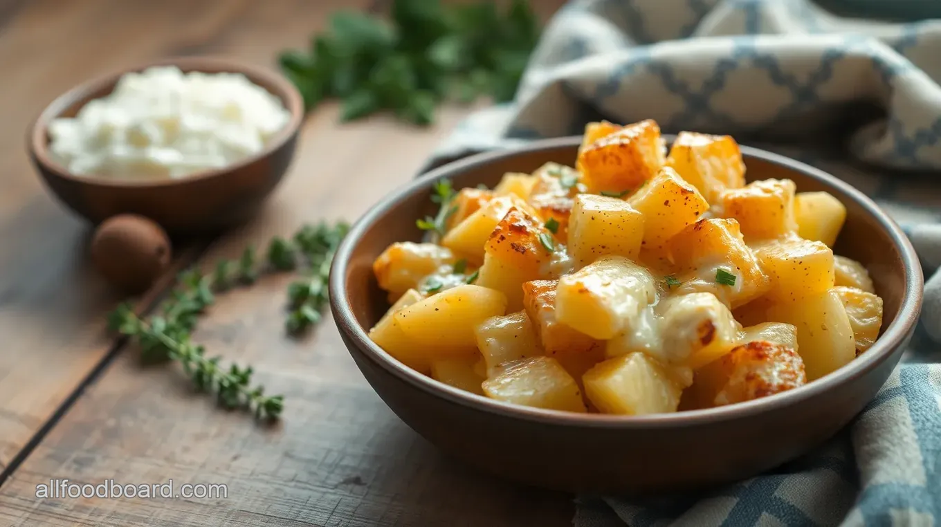 Decadent Cheesy Potatoes Delight