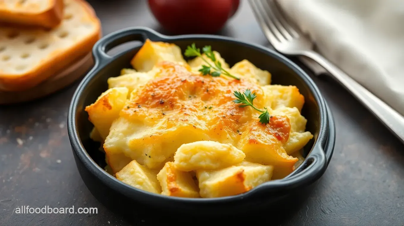 Delicious Cheesy Garlic Scalloped Potatoes