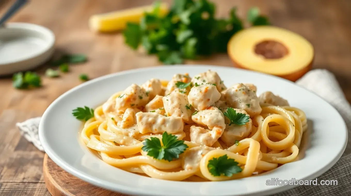 Delicious Chicken Pot Pie Pasta