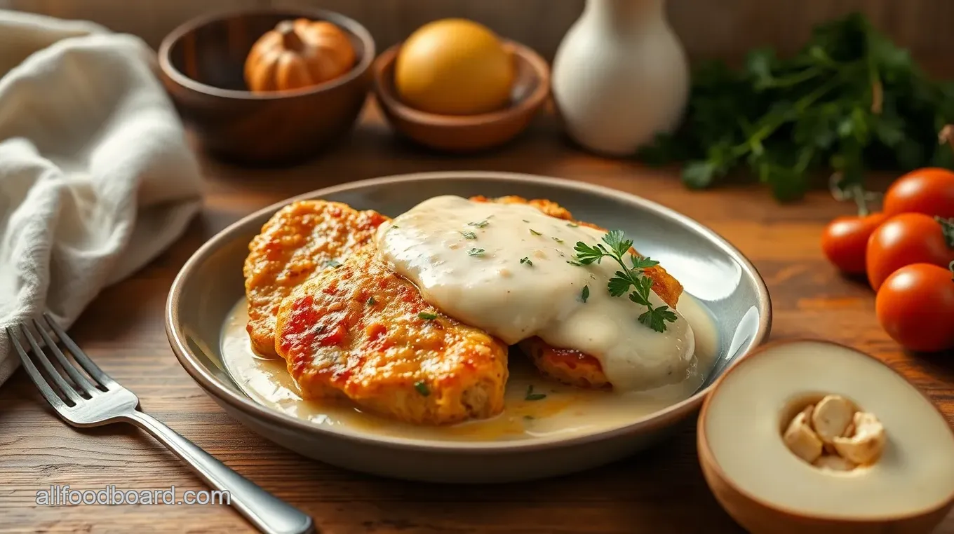 Sautéed Garlic Butter Chicken with Creamy Sauce