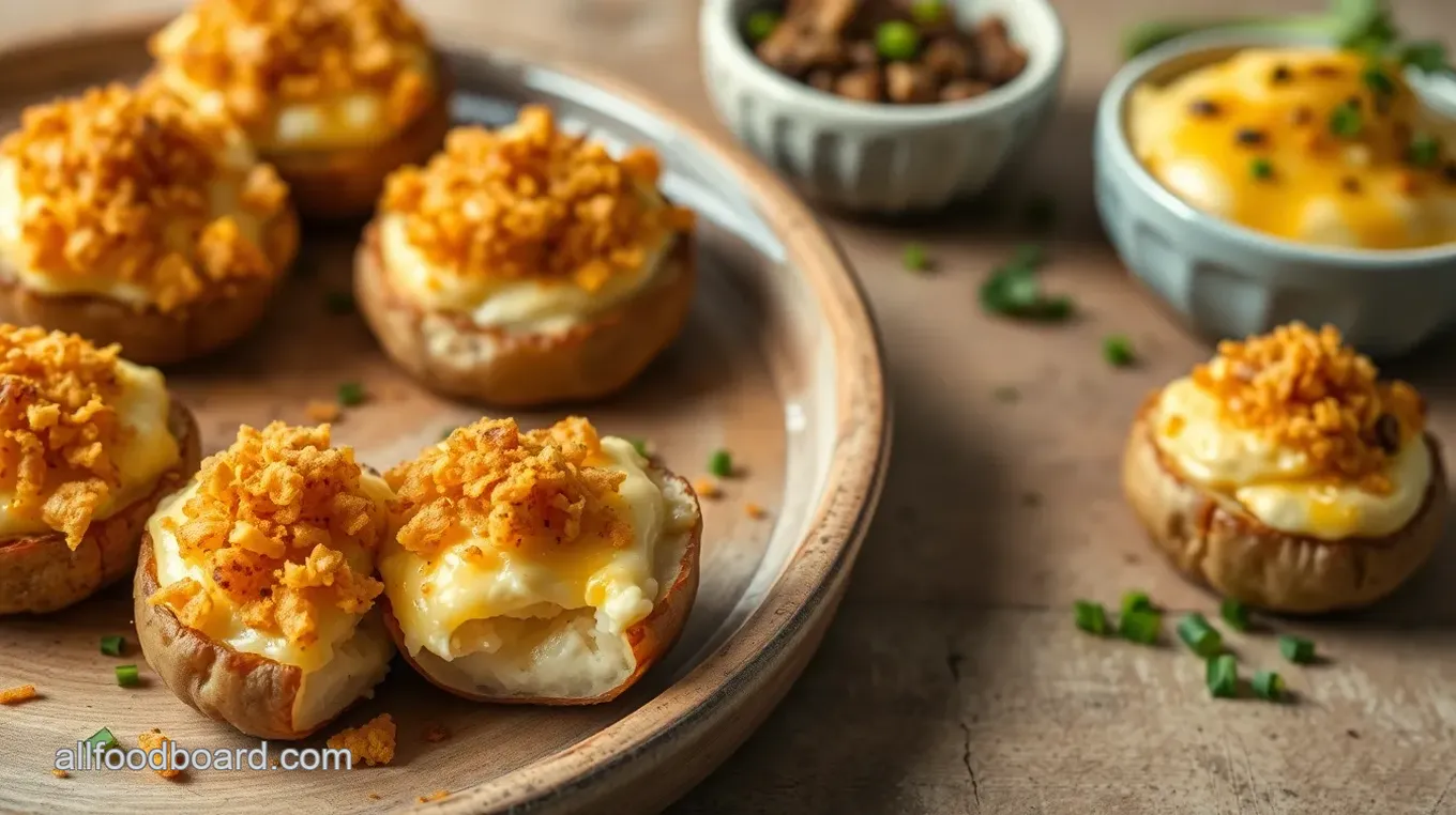 Golden Parmesan Potato Rounds Delight