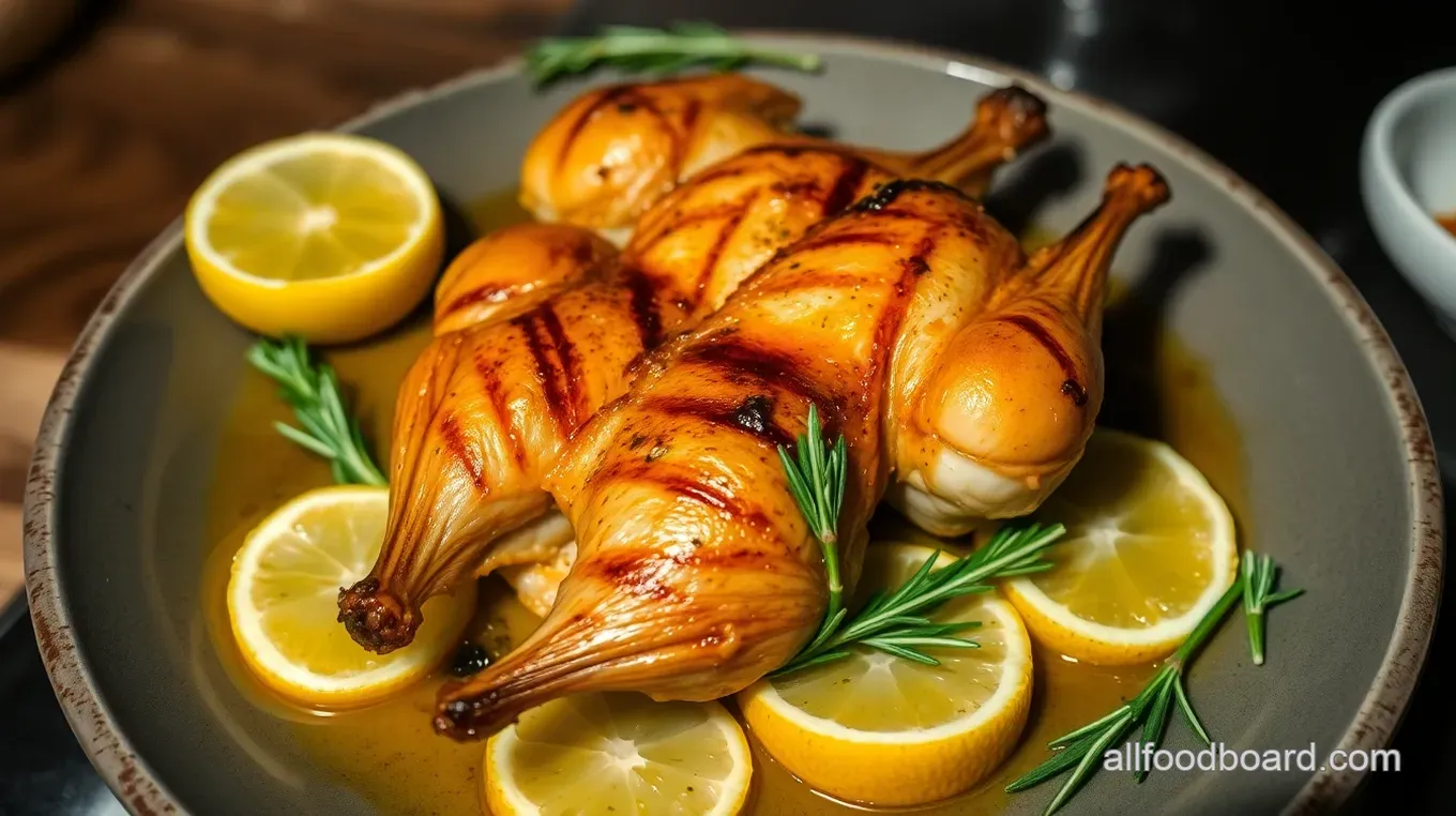 Easy & Juicy Quail Grilled: My Fail-Proof Herb Glazed Method Grilled Quail with Herb Marinade
