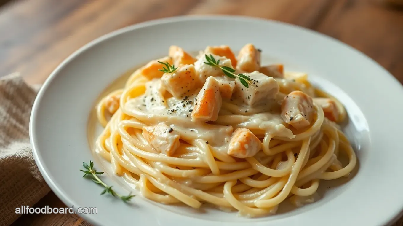 Indulgent Crab Fettuccine Alfredo Delight