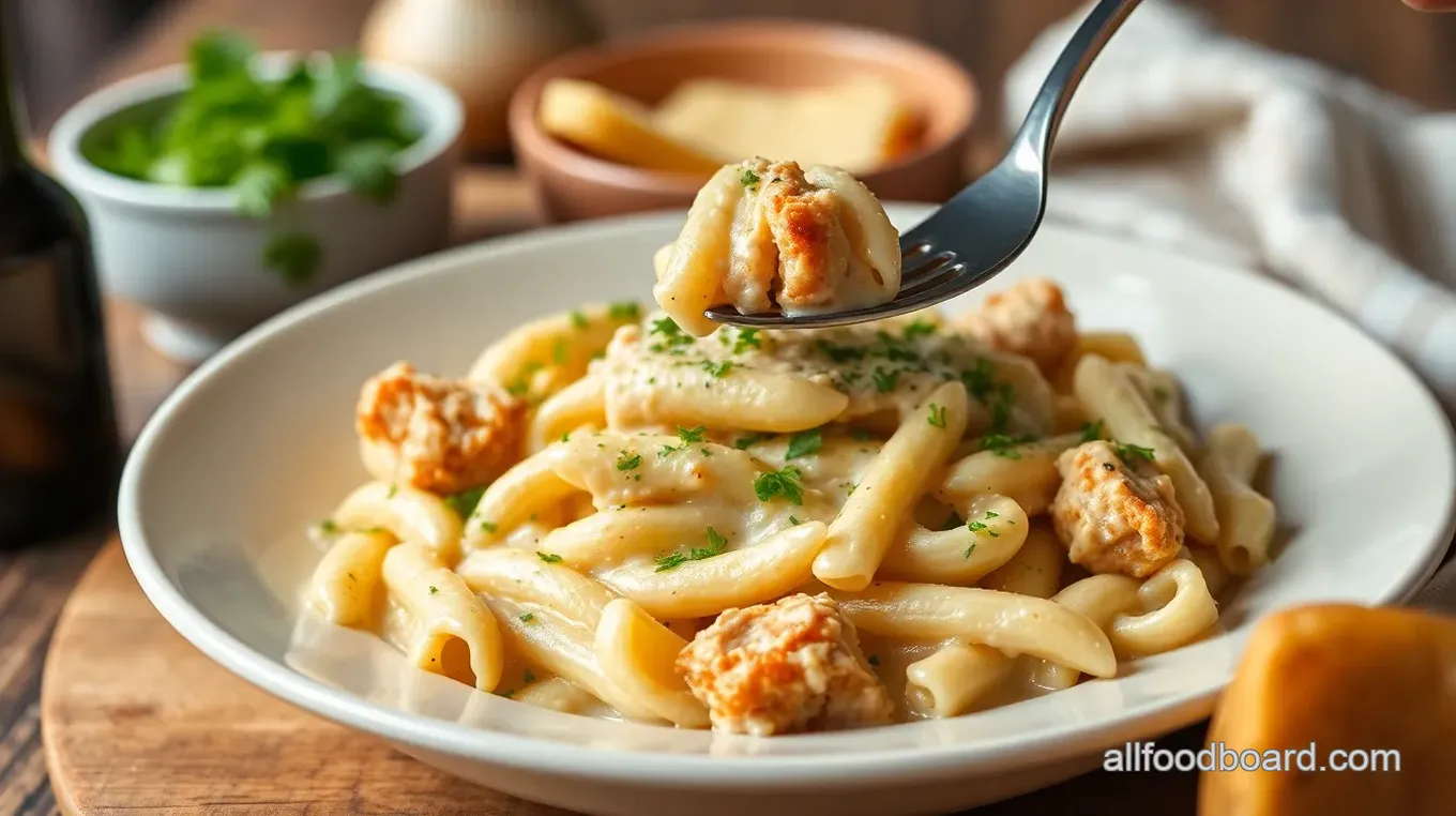 Irresistible Crack Chicken Penne Delight