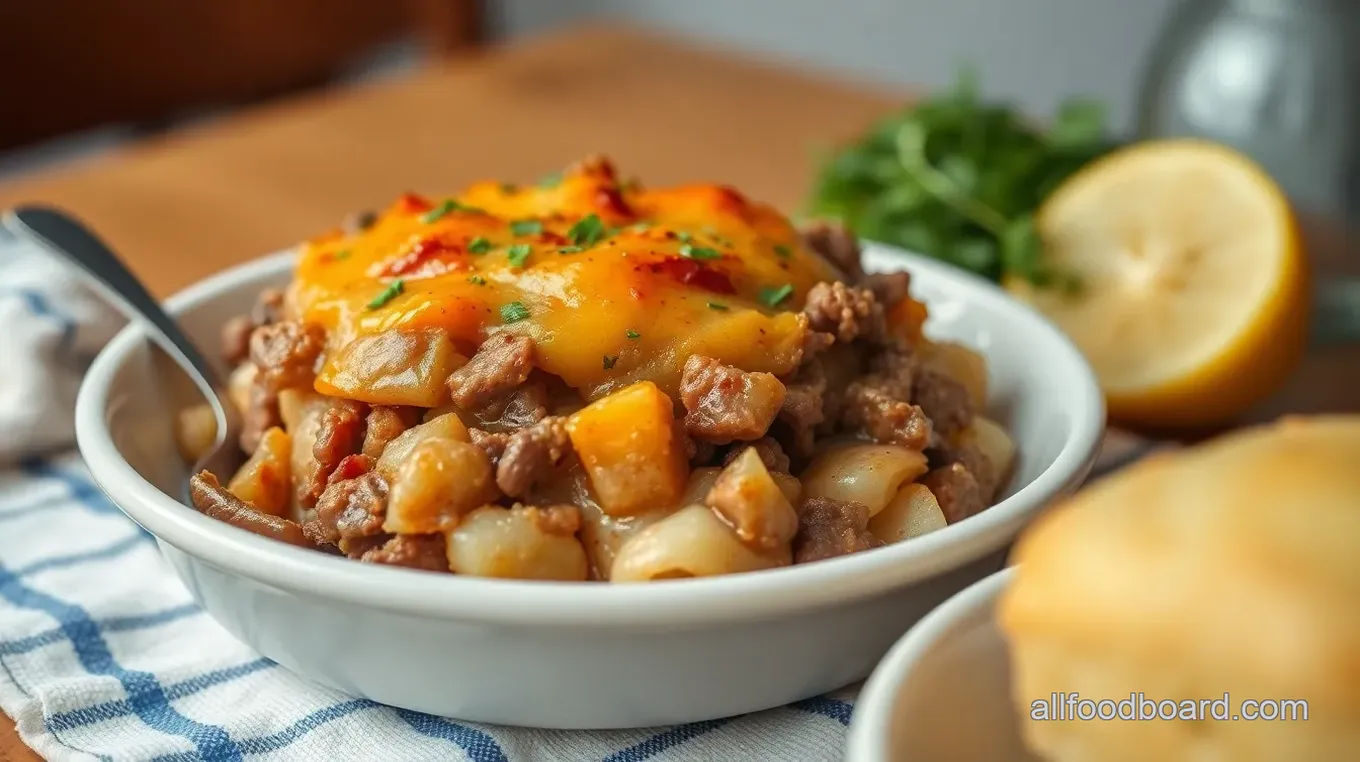 Loaded Potato Meatloaf Casserole