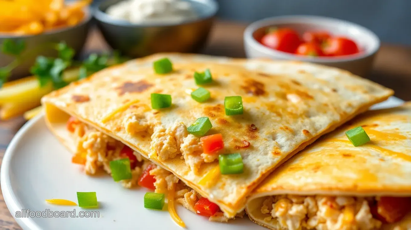 Cheesy Chicken Quesadillas