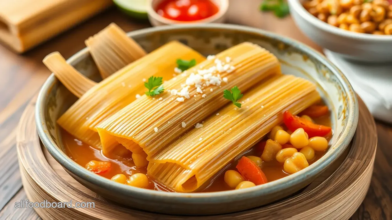 Savory Mexican Tamales Steamed to Perfection