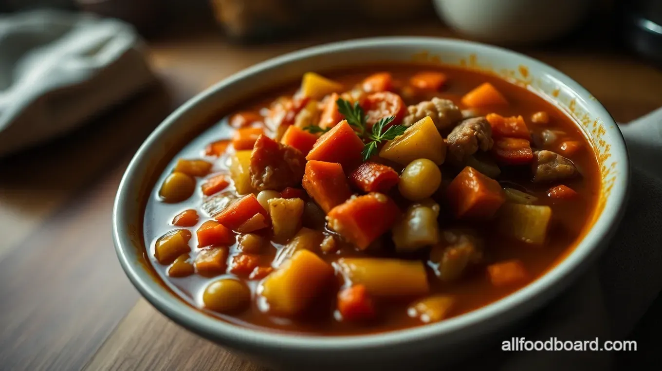 My Family' s Spanish Chicken Soup: A Hearty Chorizo Delight Spanish Chicken Soup with Chorizo and Chickpeas