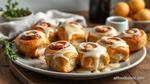 Bake Breakfast Sausages in Cinnamon Rolls