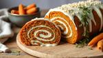 Bake Carrot Cake Roll with Creamy Frosting